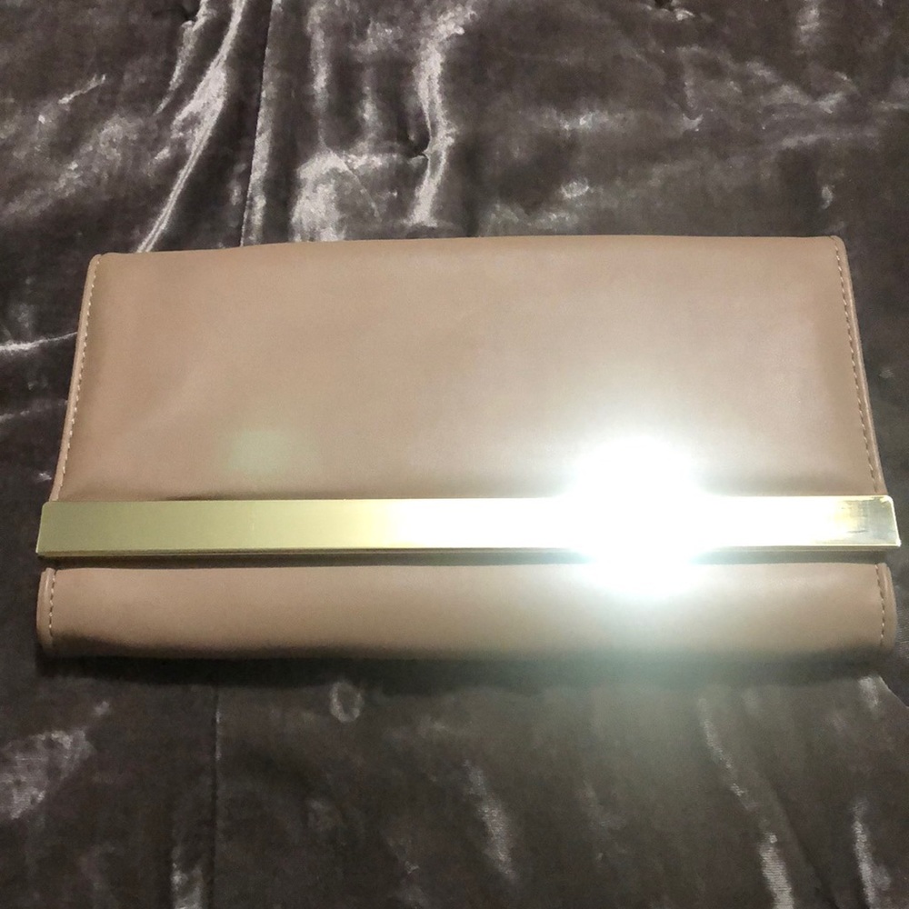 Nude Steve Madden clutch